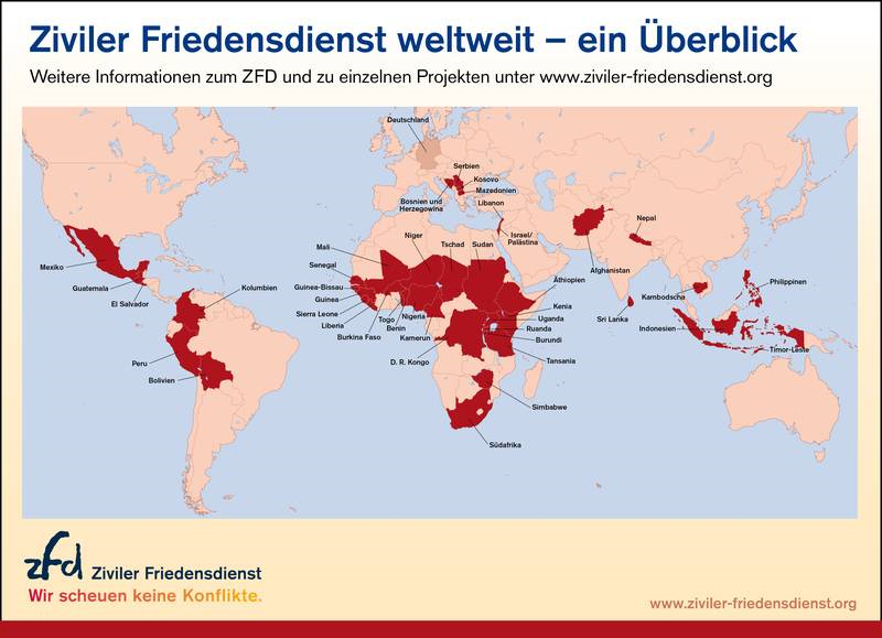ZFD weltweit - ein �berblick